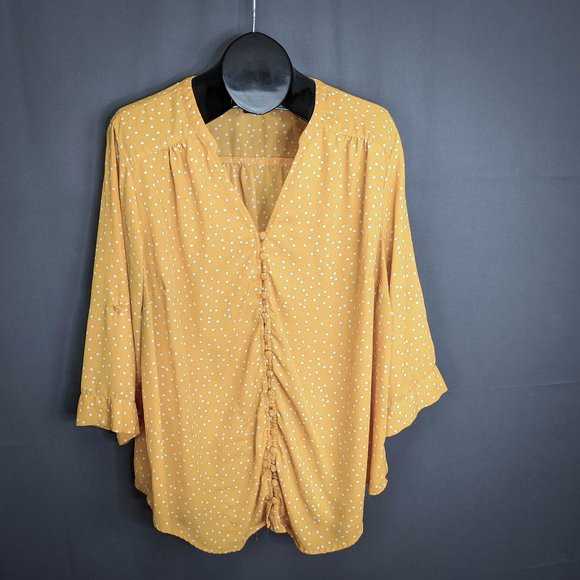torrid Tops - Torrid Womens Top Shirt Size 3 3X Mustard Yellow